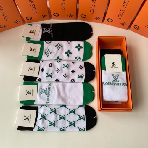 Replica Louis Vuitton LV Socks #1227687 $29.00 USD for Wholesale