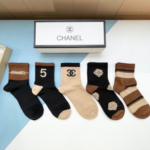 Replica Chanel Socks #1227705 $27.00 USD for Wholesale