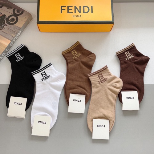 Replica Fendi Socks #1227734 $27.00 USD for Wholesale