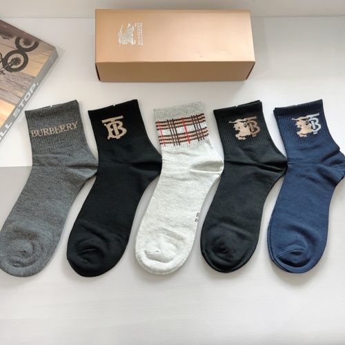 Burberry Socks For Men #1227738 $29.00 USD, Wholesale Replica Burberry Socks