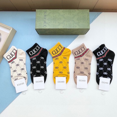 Gucci Socks #1227739 $27.00 USD, Wholesale Replica Gucci Socks