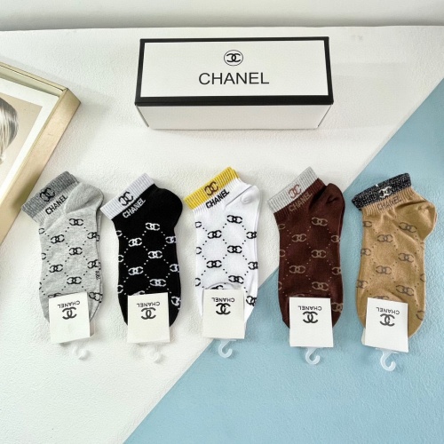 Chanel Socks For Women #1227755 $27.00 USD, Wholesale Replica Chanel Socks