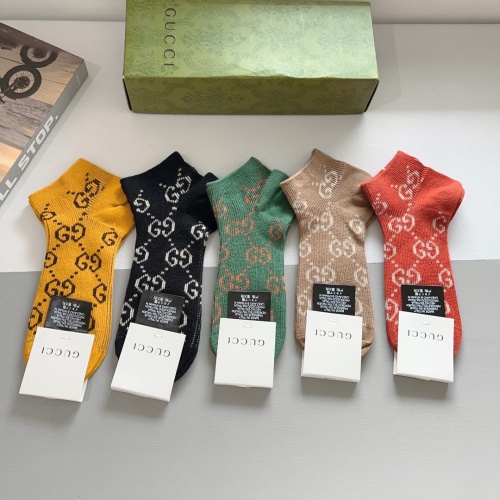 Gucci Socks For Women #1227777 $29.00 USD, Wholesale Replica Gucci Socks