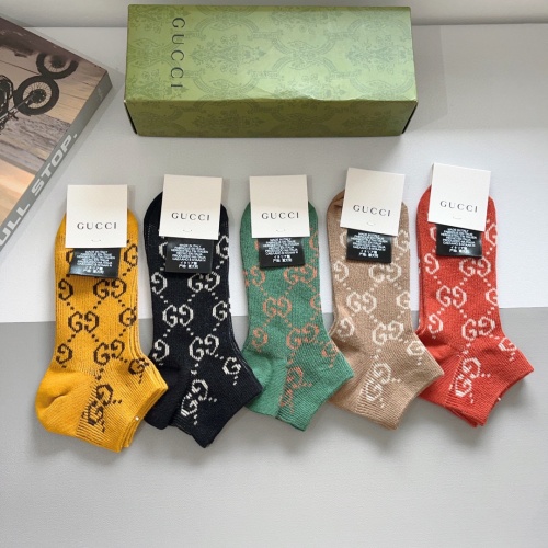 Replica Gucci Socks For Women #1227777 $29.00 USD for Wholesale