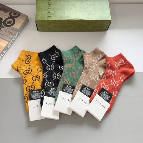 Replica Gucci Socks For Women #1227777 $29.00 USD for Wholesale