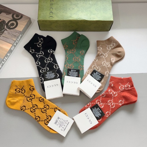 Replica Gucci Socks For Women #1227777 $29.00 USD for Wholesale