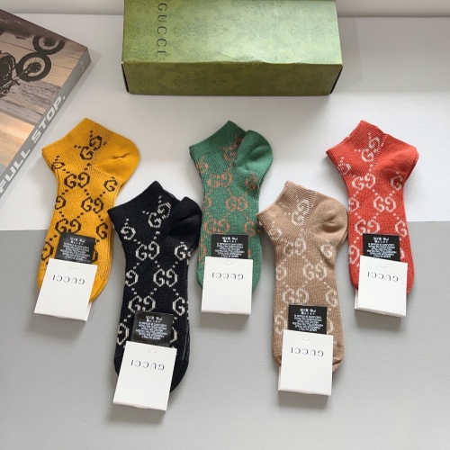 Replica Gucci Socks For Women #1227777 $29.00 USD for Wholesale