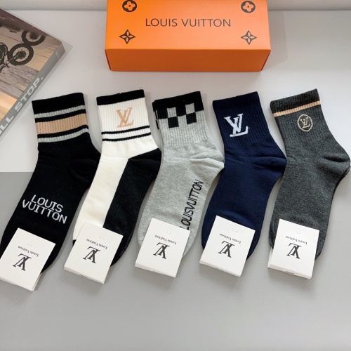 Louis Vuitton LV Socks For Men #1227899 $29.00 USD, Wholesale Replica Louis Vuitton LV Socks