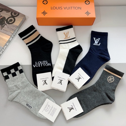 Replica Louis Vuitton LV Socks For Men #1227899 $29.00 USD for Wholesale