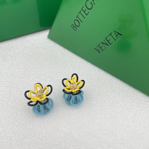 Replica Bottega Veneta Earrings For Women #1228254 $68.00 USD for Wholesale