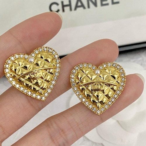 Replica Chanel Earrings For Women #1228410 $27.00 USD for Wholesale