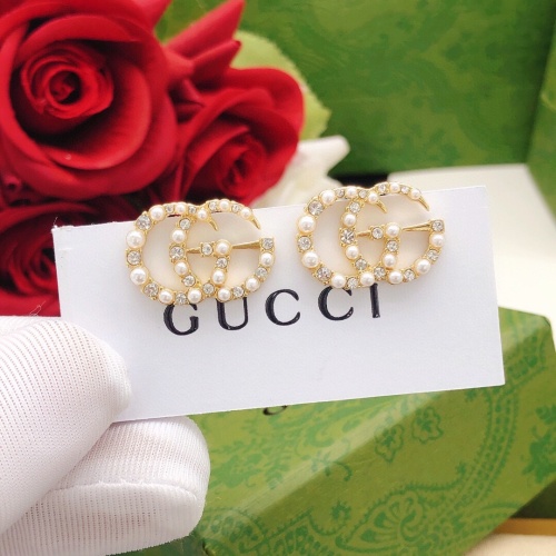 Replica Gucci Earrings For Women #1228421 $27.00 USD for Wholesale