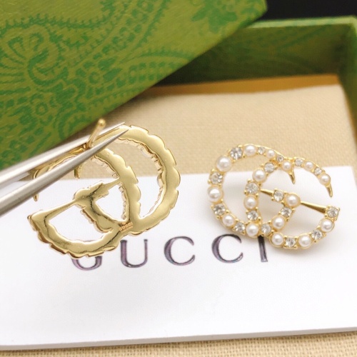 Replica Gucci Earrings For Women #1228421 $27.00 USD for Wholesale