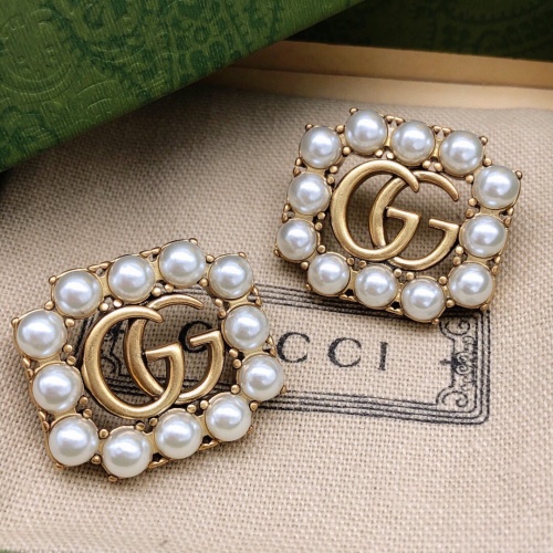 Replica Gucci Earrings For Women #1228422 $27.00 USD for Wholesale