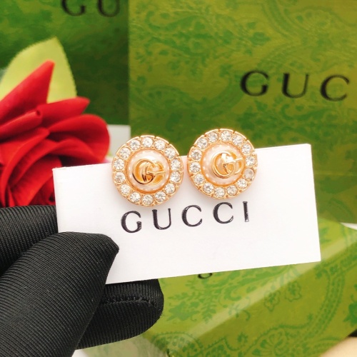 Replica Gucci Earrings For Women #1228425 $27.00 USD for Wholesale