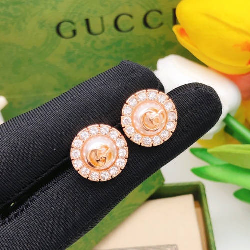 Replica Gucci Earrings For Women #1228425 $27.00 USD for Wholesale