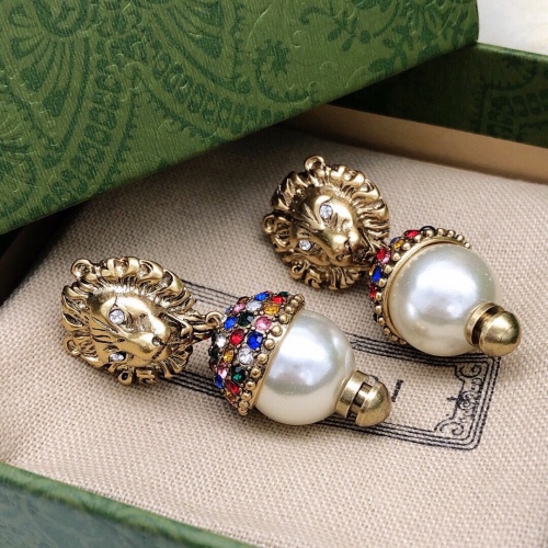 Replica Gucci Earrings For Women #1228427 $32.00 USD for Wholesale