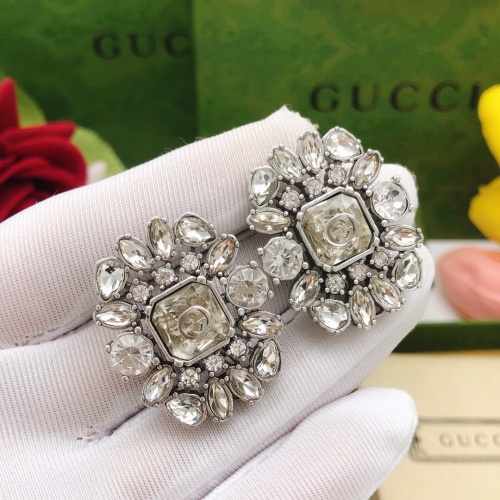 Replica Gucci Earrings For Women #1228435 $32.00 USD for Wholesale