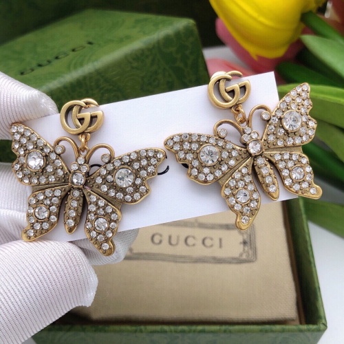 Replica Gucci Earrings For Women #1228436 $32.00 USD for Wholesale