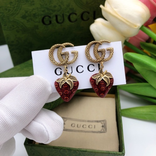 Replica Gucci Earrings For Women #1228461 $29.00 USD for Wholesale