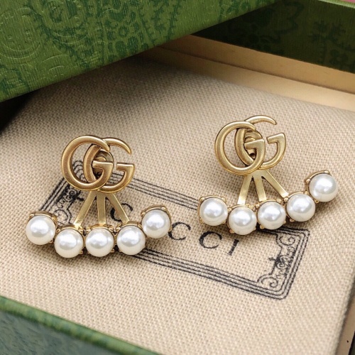 Replica Gucci Earrings For Women #1228462 $29.00 USD for Wholesale