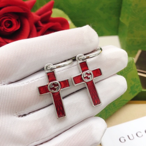 Replica Gucci Earrings For Women #1228466 $29.00 USD for Wholesale