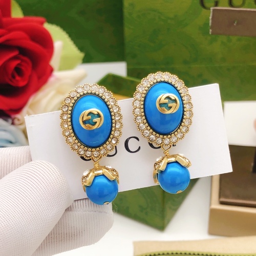 Replica Gucci Earrings For Women #1228468 $29.00 USD for Wholesale