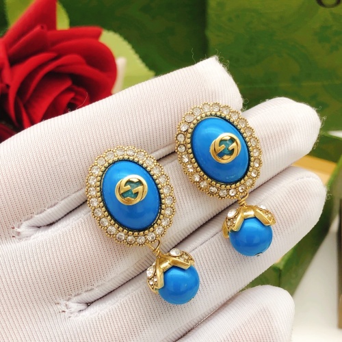 Replica Gucci Earrings For Women #1228468 $29.00 USD for Wholesale