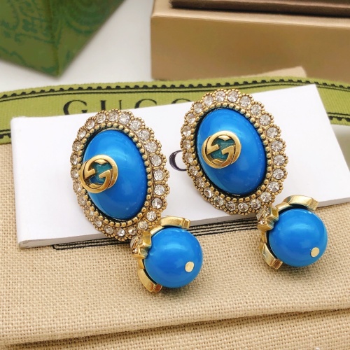 Replica Gucci Earrings For Women #1228468 $29.00 USD for Wholesale