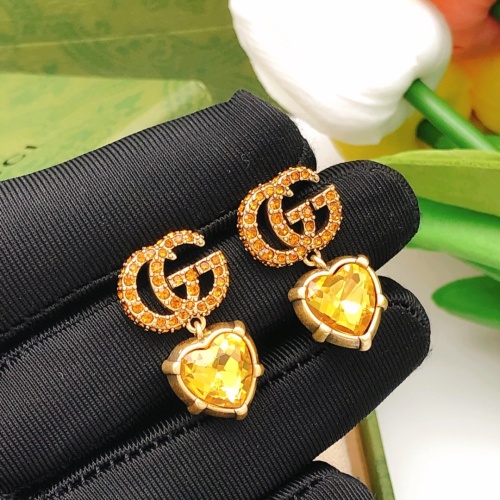 Replica Gucci Earrings For Women #1228472 $29.00 USD for Wholesale