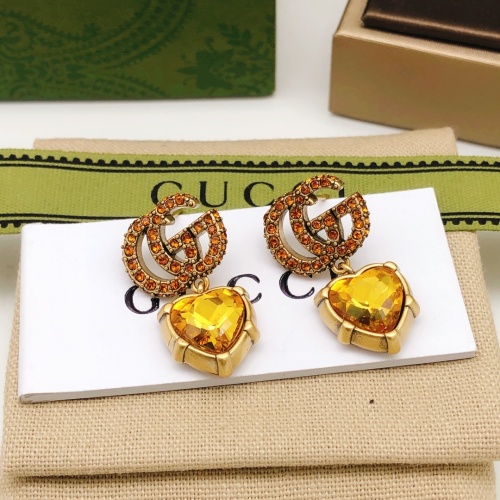 Replica Gucci Earrings For Women #1228472 $29.00 USD for Wholesale