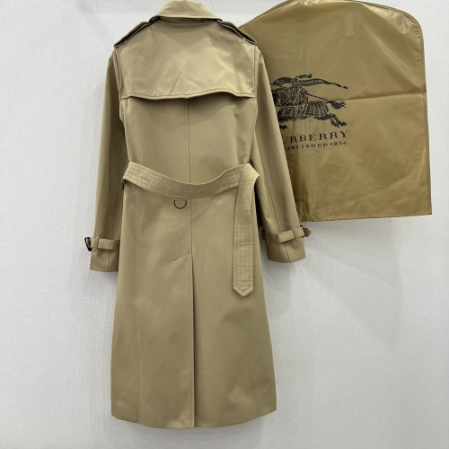 Replica Burberry Trench Coat Long Sleeved For Women #1228485 $172.00 USD for Wholesale