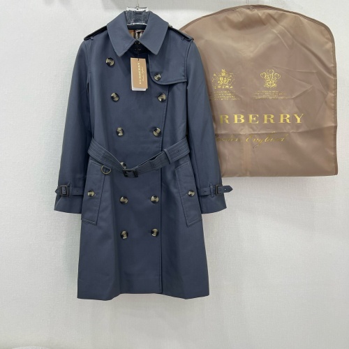 Burberry Trench Coat Long Sleeved For Women #1228486 $172.00 USD, Wholesale Replica Burberry Trench Coat