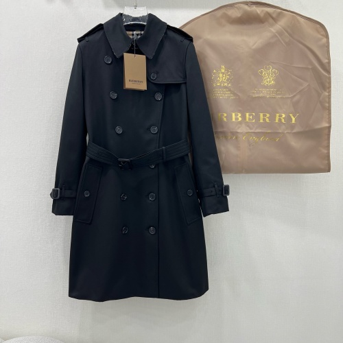 Burberry Trench Coat Long Sleeved For Women #1228487 $172.00 USD, Wholesale Replica Burberry Trench Coat