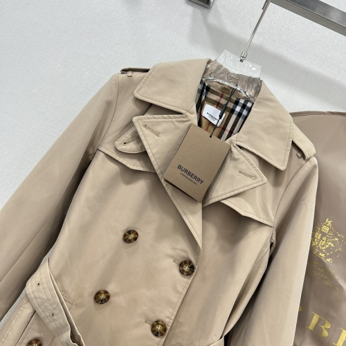 Replica Burberry Trench Coat Long Sleeved For Women #1228488 $170.00 USD for Wholesale