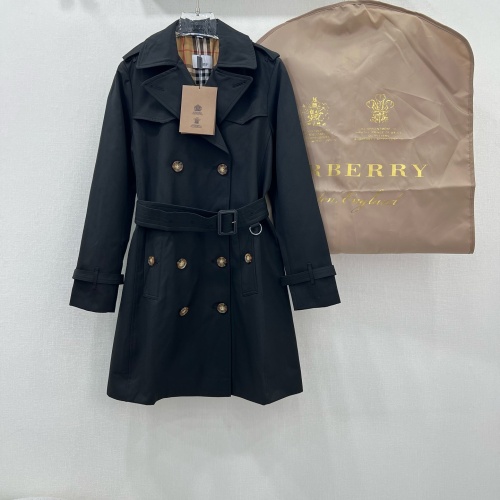 Burberry Trench Coat Long Sleeved For Women #1228489 $170.00 USD, Wholesale Replica Burberry Trench Coat