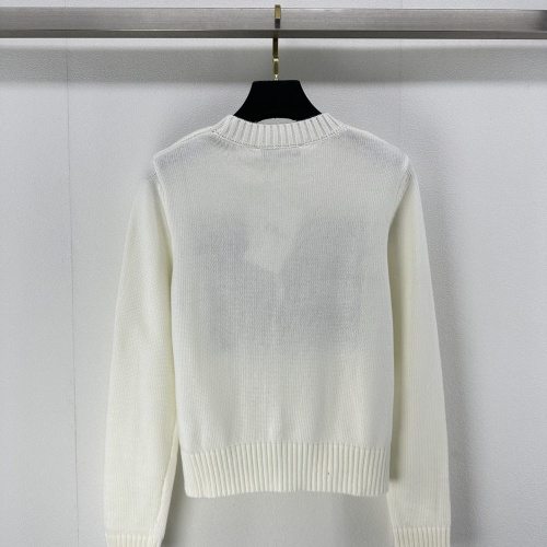 Replica Christian Dior Sweaters Long Sleeved For Women #1228503 $88.00 USD for Wholesale