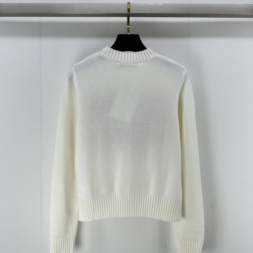 Replica Christian Dior Sweaters Long Sleeved For Women #1228505 $88.00 USD for Wholesale