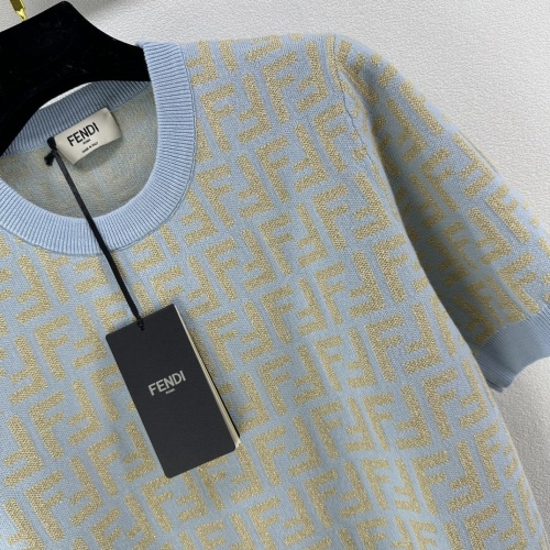 Replica Fendi Sweaters Short Sleeved For Women #1228513 $92.00 USD for Wholesale