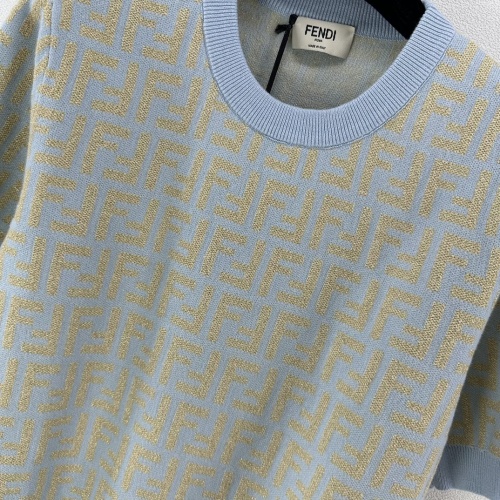 Replica Fendi Sweaters Short Sleeved For Women #1228513 $92.00 USD for Wholesale