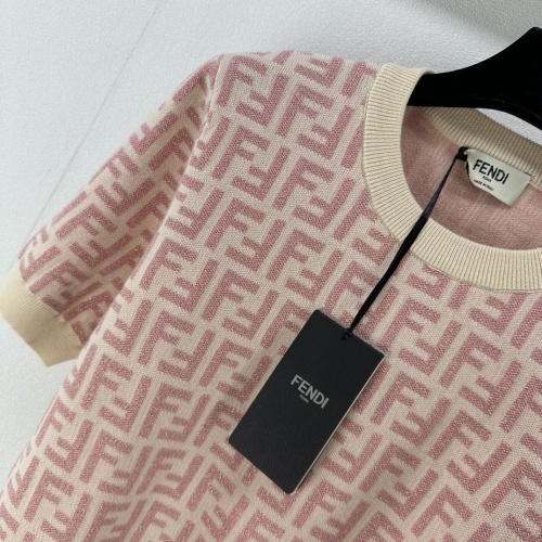 Replica Fendi Sweaters Short Sleeved For Women #1228514 $92.00 USD for Wholesale