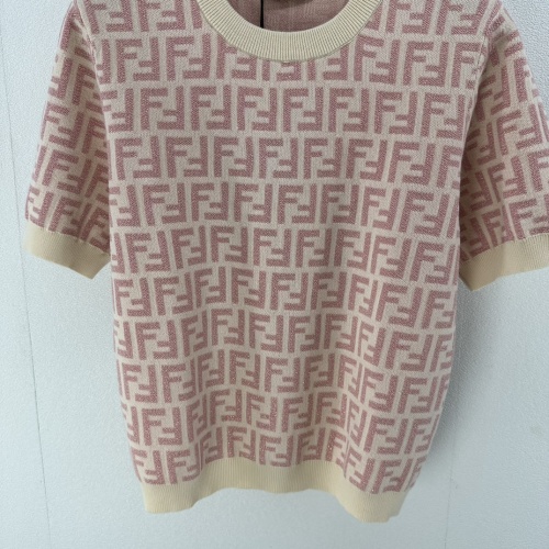 Replica Fendi Sweaters Short Sleeved For Women #1228514 $92.00 USD for Wholesale