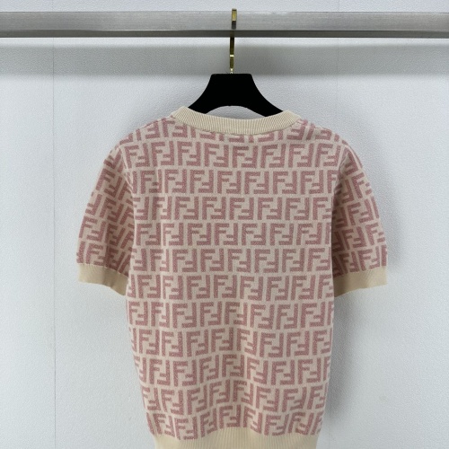 Replica Fendi Sweaters Short Sleeved For Women #1228514 $92.00 USD for Wholesale