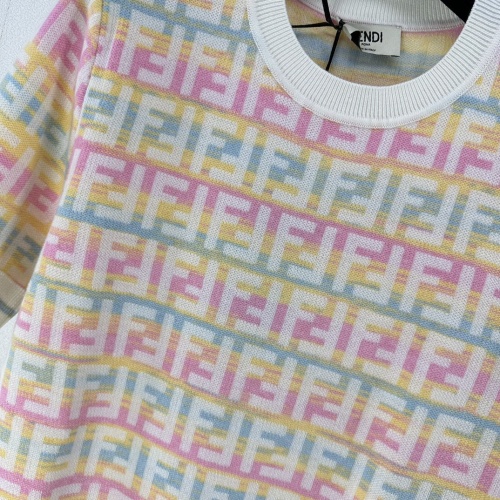 Replica Fendi Sweaters Short Sleeved For Women #1228515 $88.00 USD for Wholesale