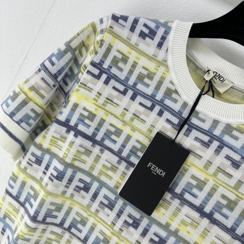 Replica Fendi Sweaters Short Sleeved For Women #1228516 $88.00 USD for Wholesale