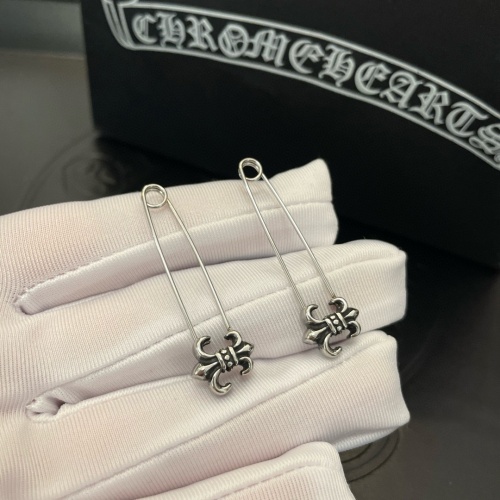 Replica Chrome Hearts Earrings For Women #1228517 $32.00 USD for Wholesale