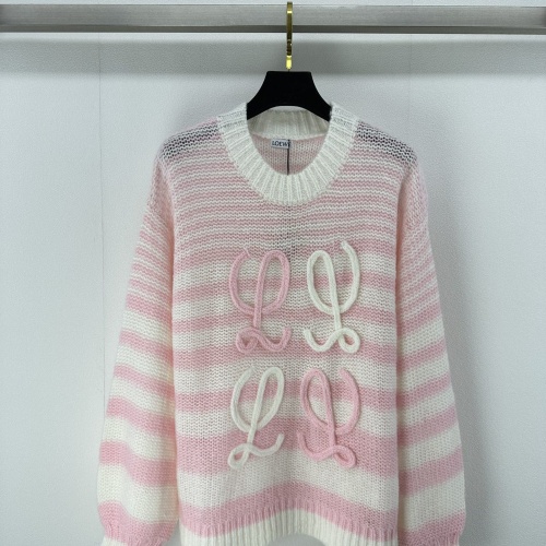 LOEWE Sweaters Long Sleeved For Women #1228532 $98.00 USD, Wholesale Replica LOEWE Sweaters