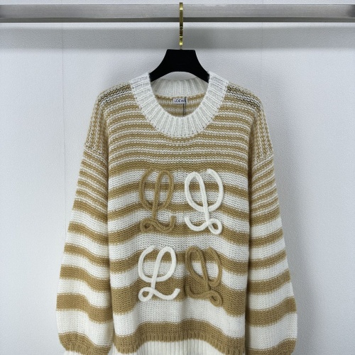 LOEWE Sweaters Long Sleeved For Women #1228533 $98.00 USD, Wholesale Replica LOEWE Sweaters