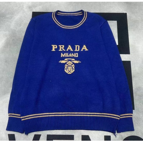 Prada Sweater Long Sleeved For Women #1228552 $64.00 USD, Wholesale Replica Prada Sweater