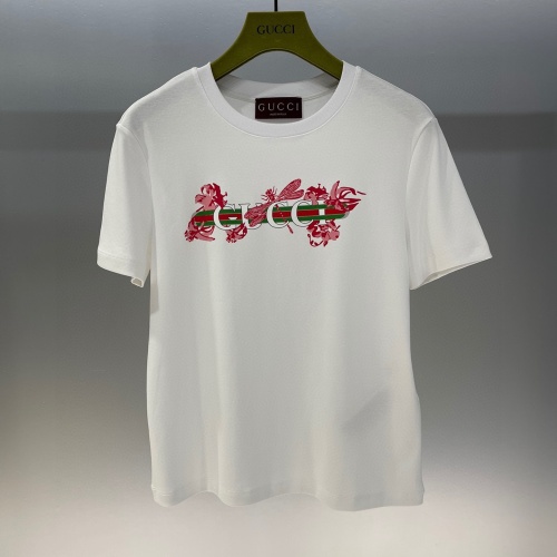 Gucci T-Shirts Short Sleeved For Women #1228662 $52.00 USD, Wholesale Replica Gucci T-Shirts